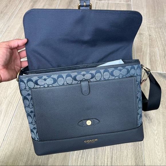 Coach Bags Coach Hudson Messenger In Signature Chambray Poshmark